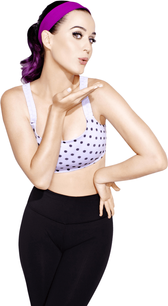 Airkiss Katy Perry - Katy Perry Blow Kiss Clipart (734x1088), Png Download