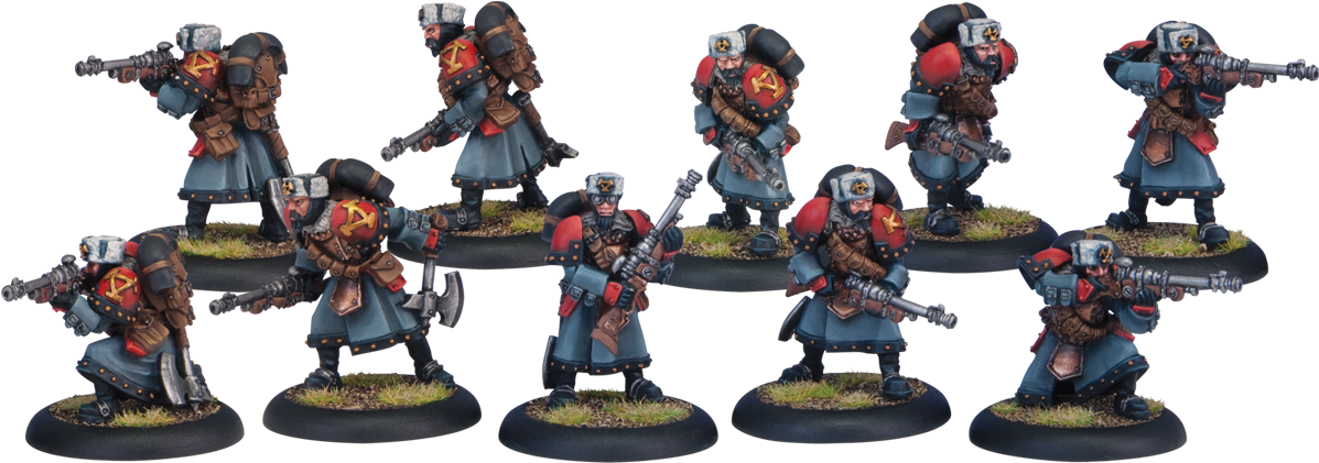 Khador Winter Guard Plastic Clipart (1246x470), Png Download