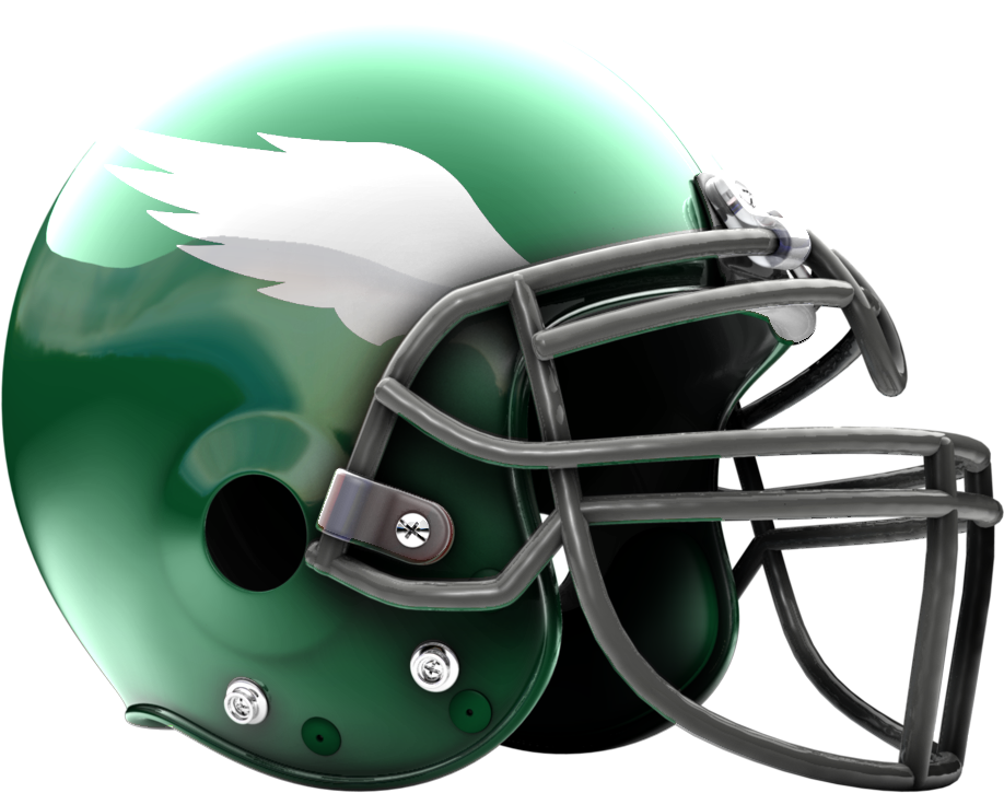 Philadelphia Eagles Vs Football Helmet Template Clipart Large Size