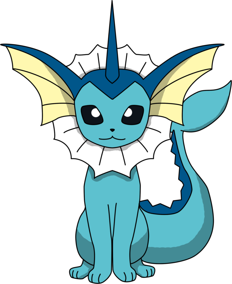 Vaporeon Png - Pokemon Vaporeon Png Clipart (808x989), Png Download