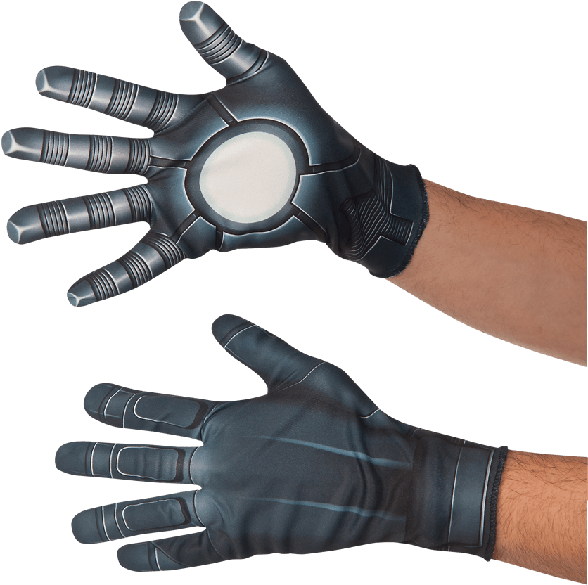 Adult Civil War War Machine Gloves - Guantes Para Guerra Clipart (850x850), Png Download