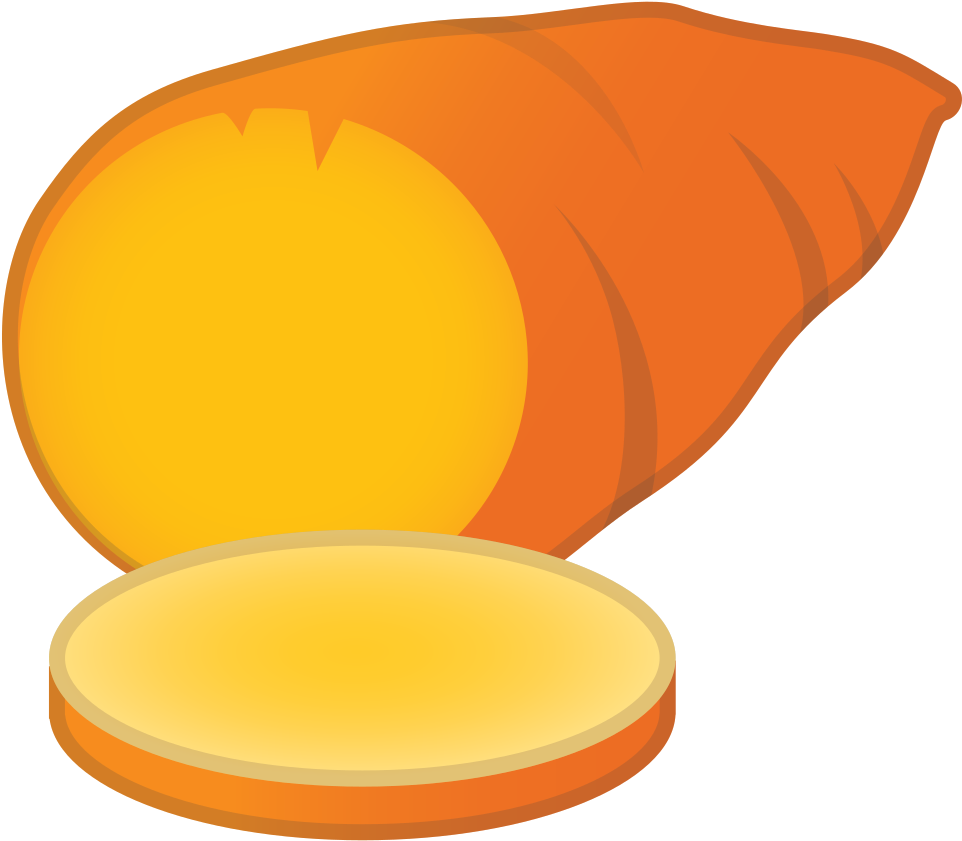 Download Svg Download Png - Sweet Potato Icon Clipart (1024x1024), Png Download