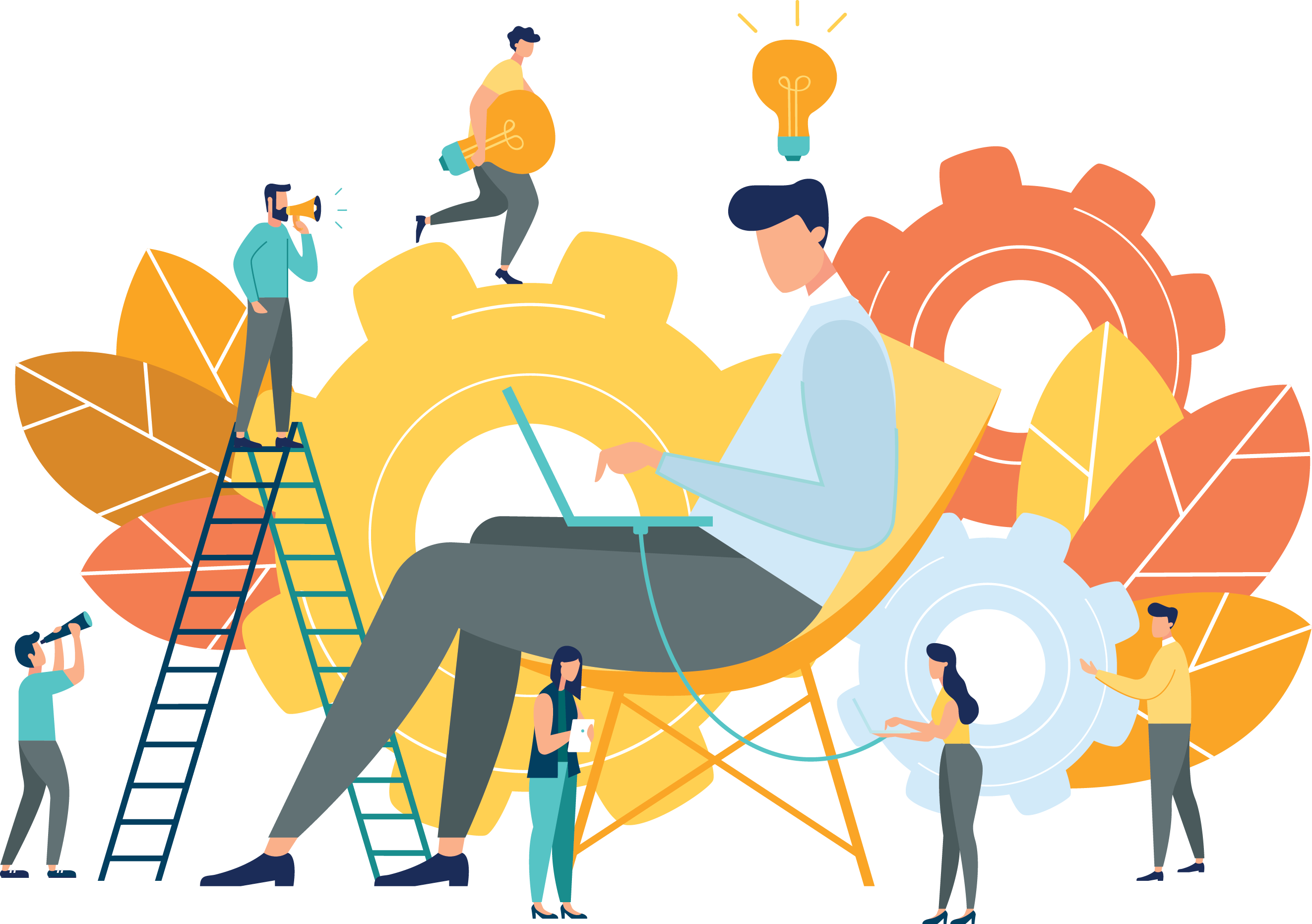 My School For Parents - Illustration Person Clipart (2645x1862), Png Download