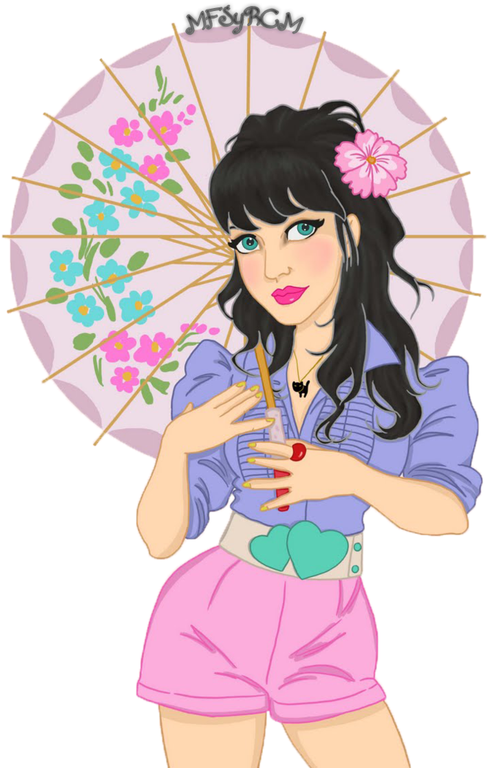 Katy Perry Clipart Sign - Katy Perry Cartoon Version - Png Download (717x1115), Png Download
