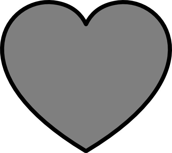 Heart Clipart (600x535), Png Download
