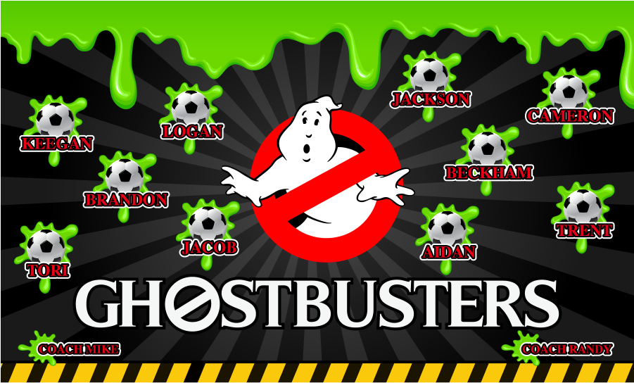 3'x5′ Vinyl Banner Ghostbusters - Ghostbusters Clipart (900x900), Png Download