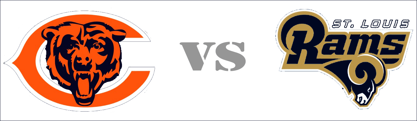 Chicago Bears Vs - Emblem Clipart (1378x400), Png Download