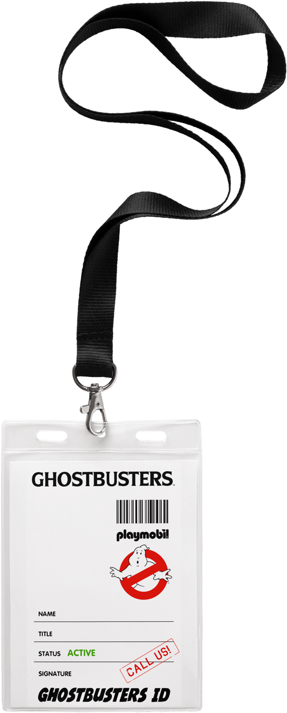 Ausweis - Ghostbusters Clipart (600x1475), Png Download