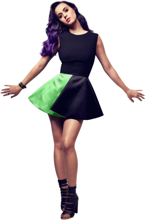 Beautiful Katy Perry Clipart (500x747), Png Download