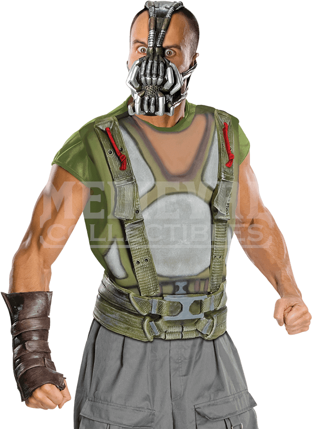 Mens Deluxe Bane Costume - Bane Costume Clipart (850x850), Png Download