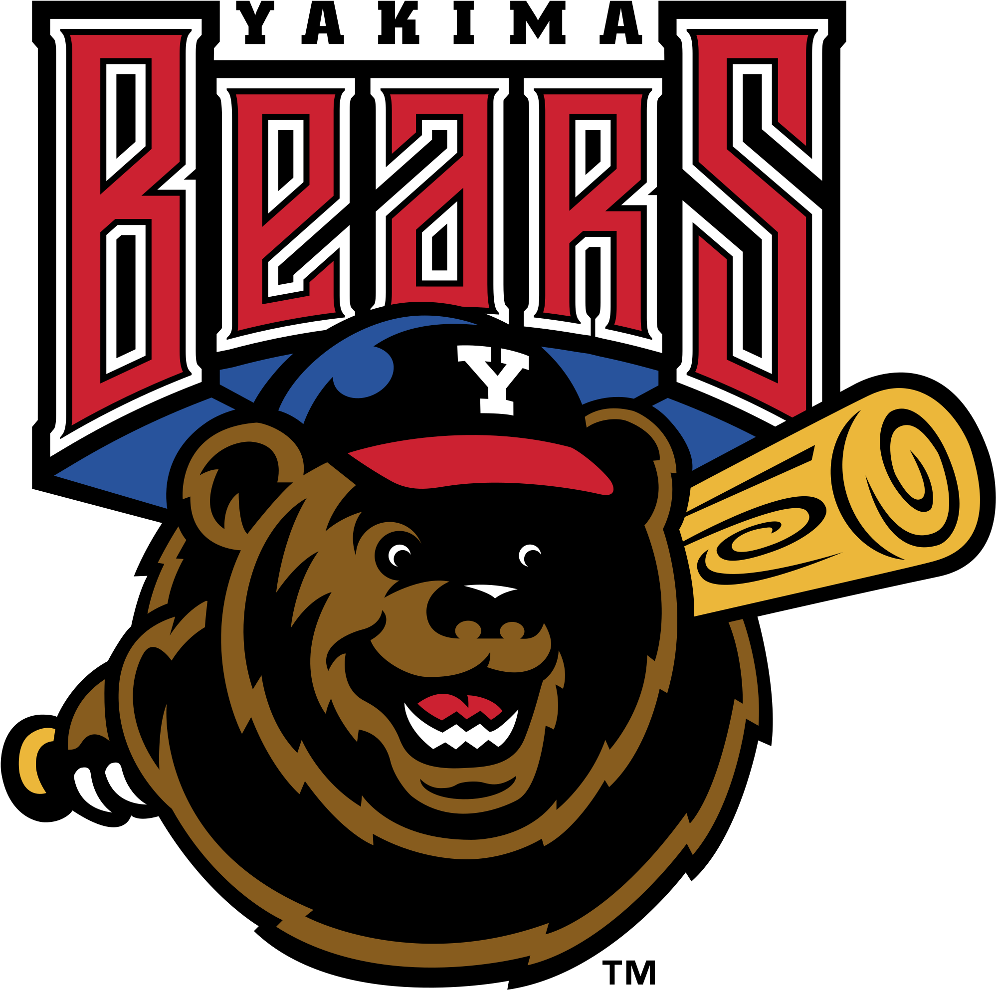 Yakima Bears Logo Png Transparent - Yakima Bears Clipart (2400x2400), Png Download