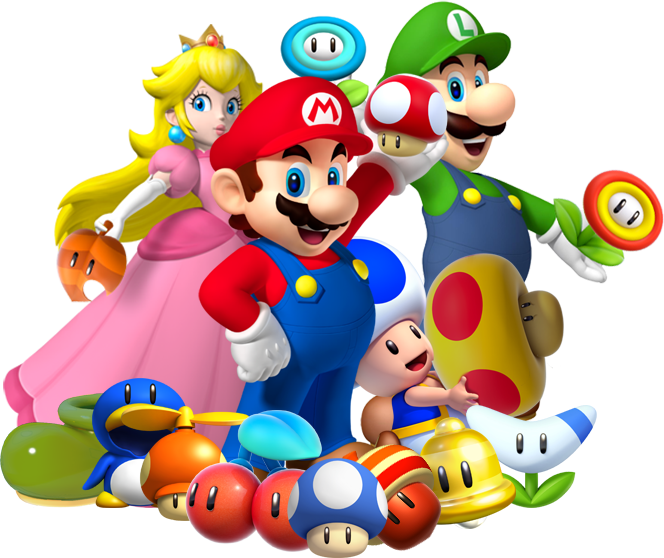 Mario Bros Png Clipart (664x558), Png Download