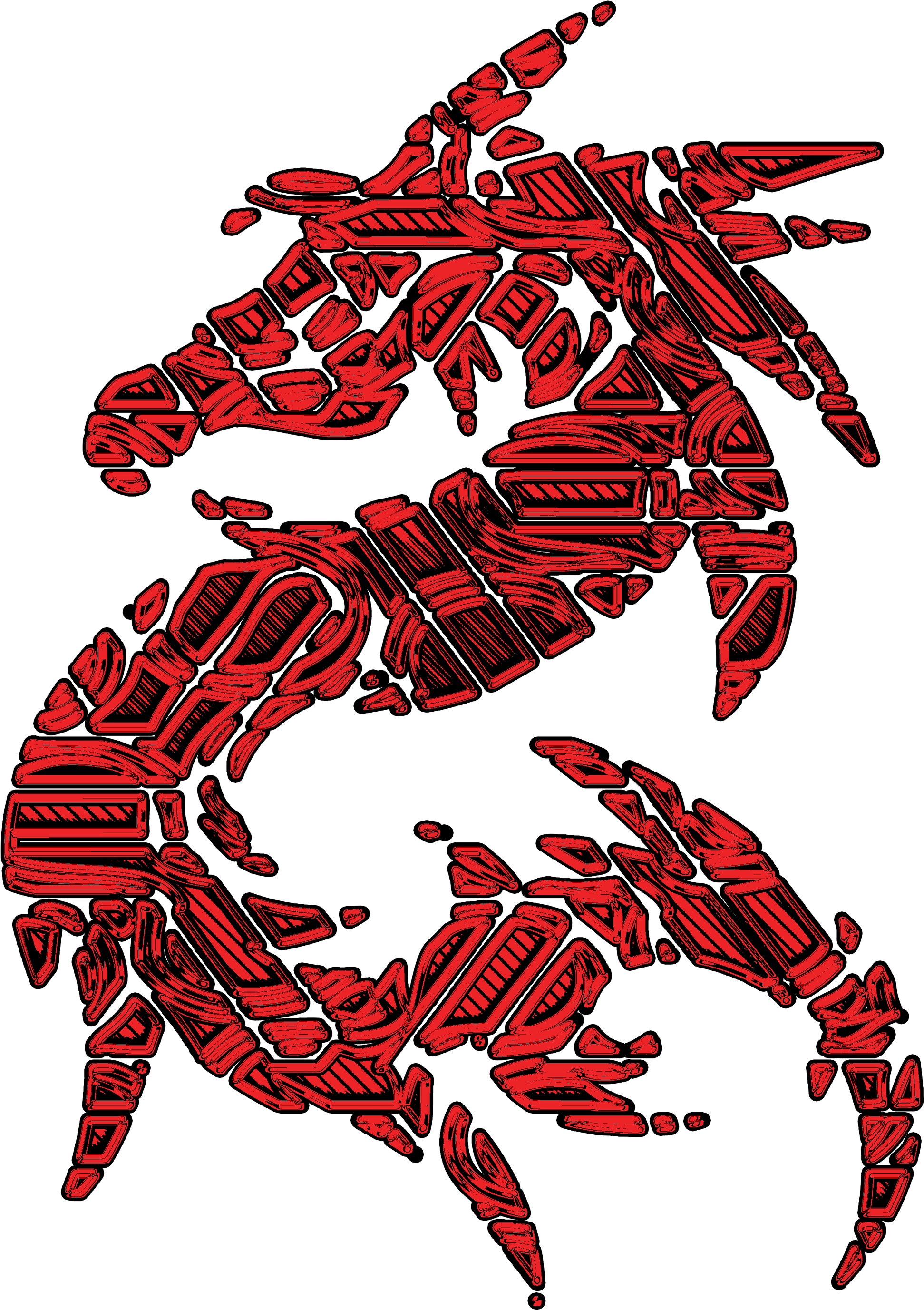 Red Dragon Image - Illustration Clipart (2000x2829), Png Download