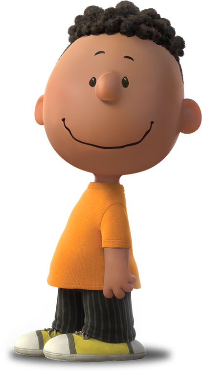 Charlie Brown's Good Friend And Confidant, Franklin - Charlie Brown Characters Movie Clipart (413x757), Png Download