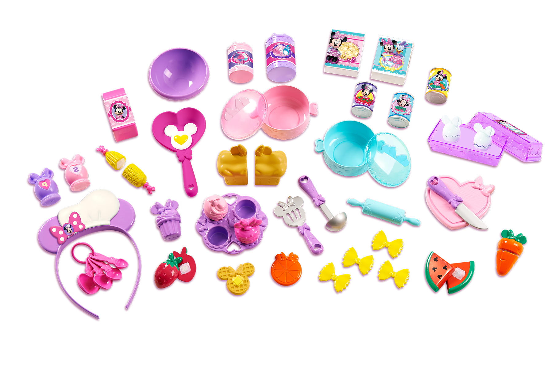 Disney 88910 Just Play Minnie Bow Tique Bowtastic Kitchen - Baby Toys Clipart (1822x1216), Png Download