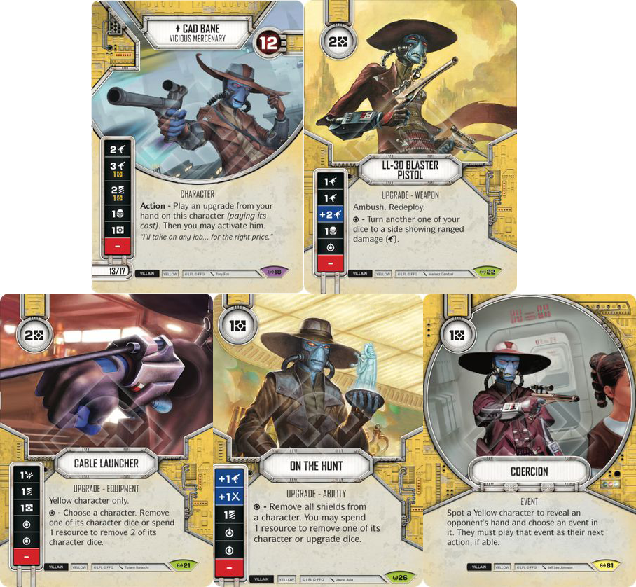 The Jodo Cast - Star Wars Destiny Cad Bane Clipart (908x838), Png Download