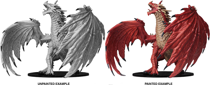 Gargantuan Red Dragon - Pathfinder Deep Cuts Red Dragon Clipart (850x393), Png Download