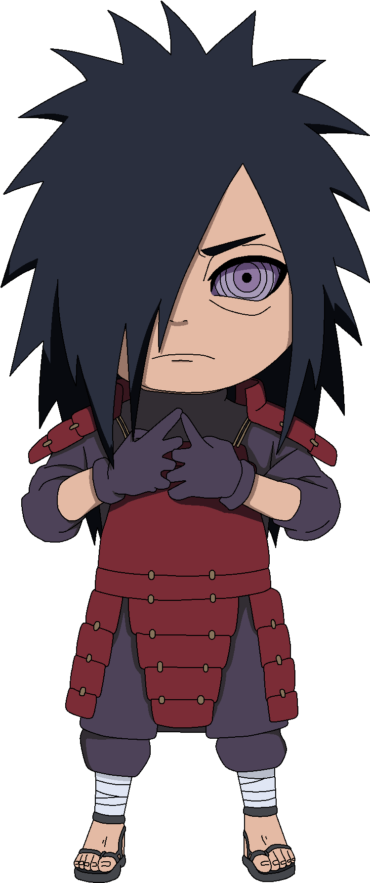 Madara Chibi Png , Png Download - Madara Uchiha Chibi Clipart (749x1787), Png Download