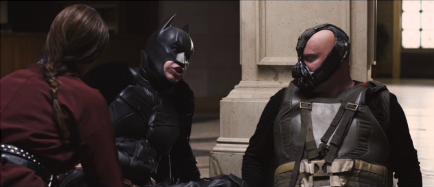 Batman And Bane - Really Seals In The Flavor Clipart (1440x900), Png Download