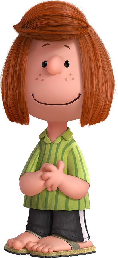 Learn About Peppermint Patty, Real Name Patricia Reichardt, - Peppermint Patty And Marcie Clipart (411x901), Png Download