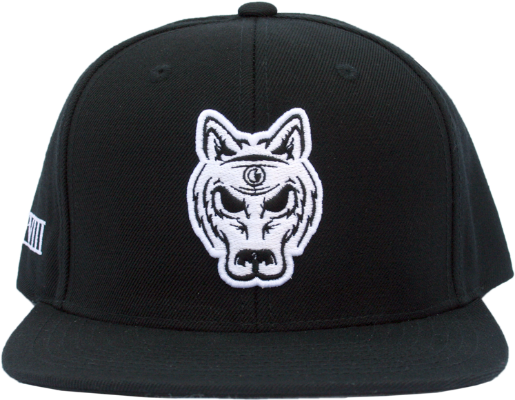 "dire Wolf" Snapback By The Moon Life Clothing - Baseball Cap Clipart (805x805), Png Download