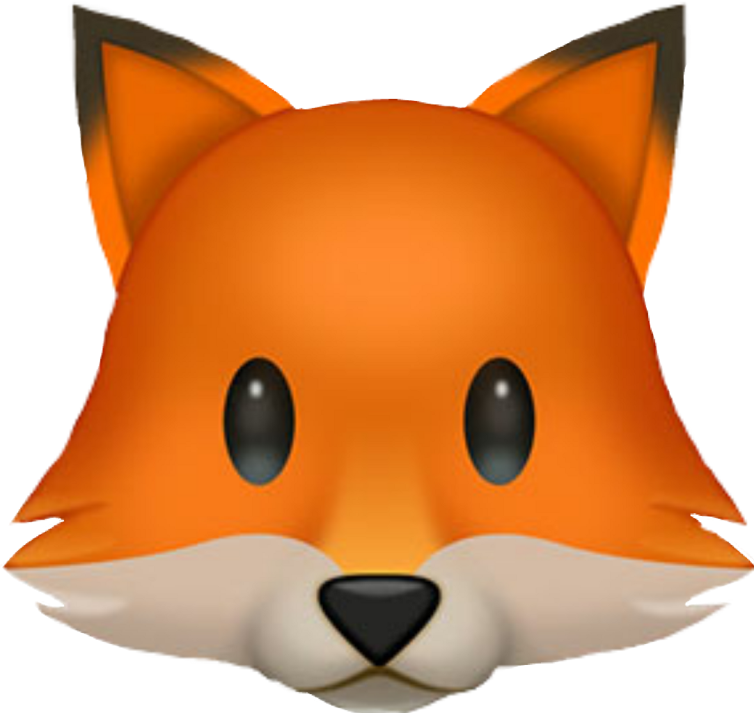 1083 X 1024 17 - Transparent Background Fox Emoji Png Clipart (1083x1024), Png Download