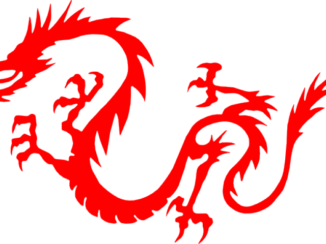 Chinese Red Dragon Clipart - Png Download (640x480), Png Download
