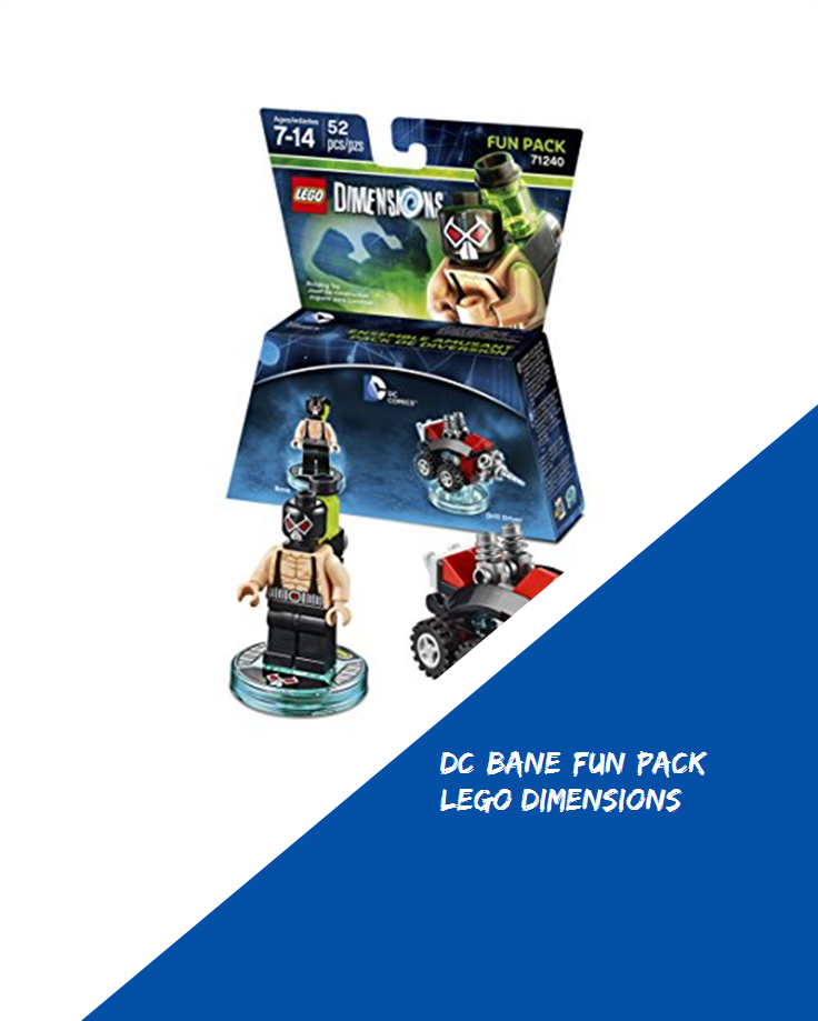 Dc Bane Fun Pack Lego Dimensions - Ps4 Lego Dimensions Bane Clipart (735x1100), Png Download