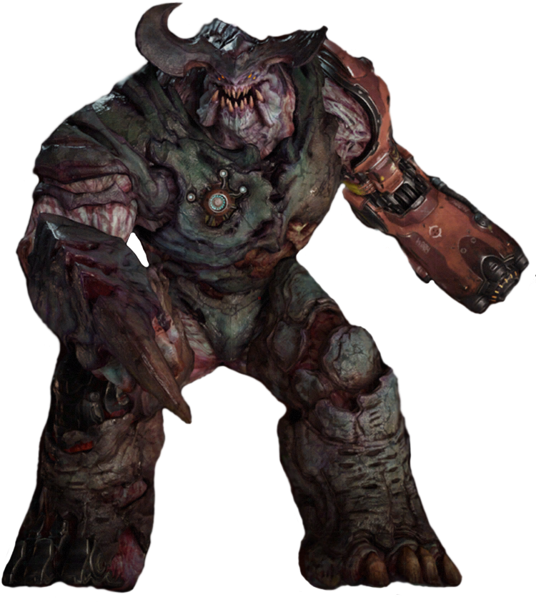 Doom Cyberdemon Clipart (774x853), Png Download