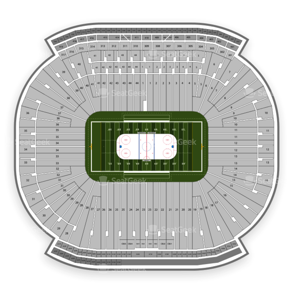 American Football Stadium Background - Michigan Stadium Clipart (1000x1000), Png Download