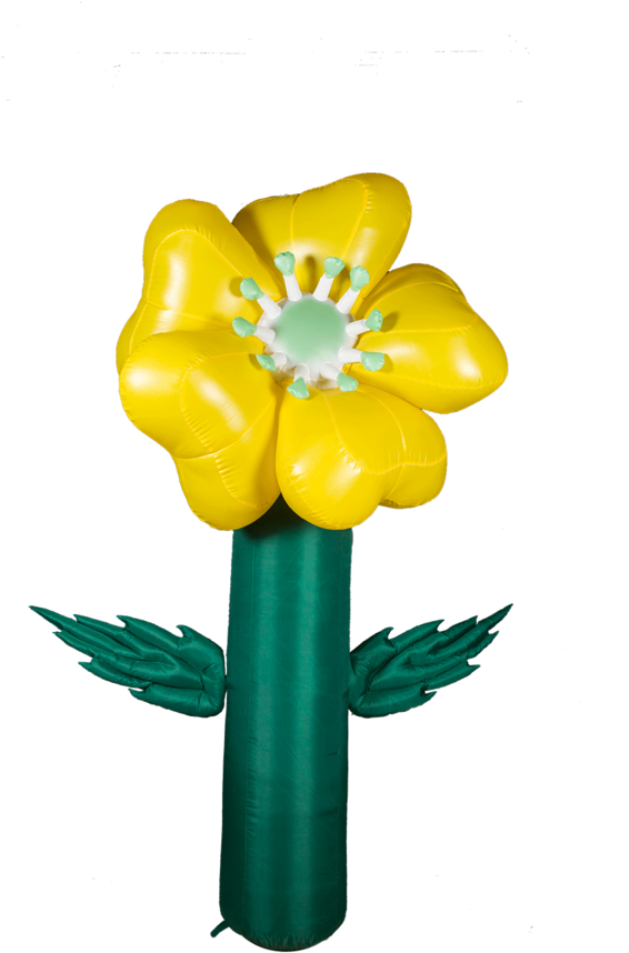 Inflatable Flower Single Stem - Artificial Flower Clipart (1000x1000), Png Download