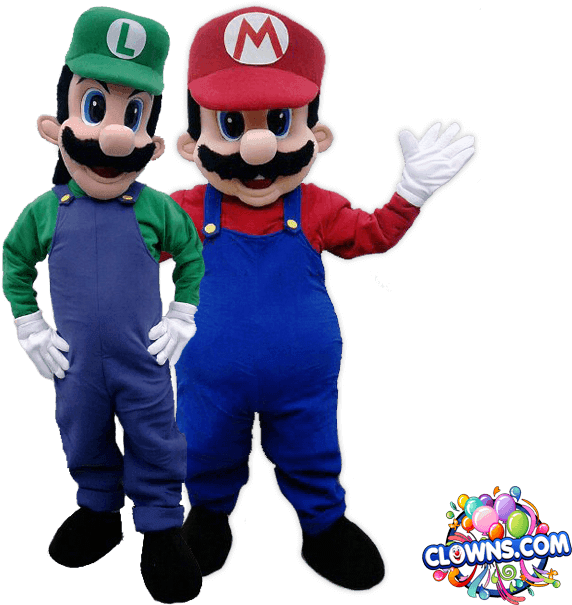 Mario Brothers Character Rental, Ny - Clown Clipart (727x646), Png Download