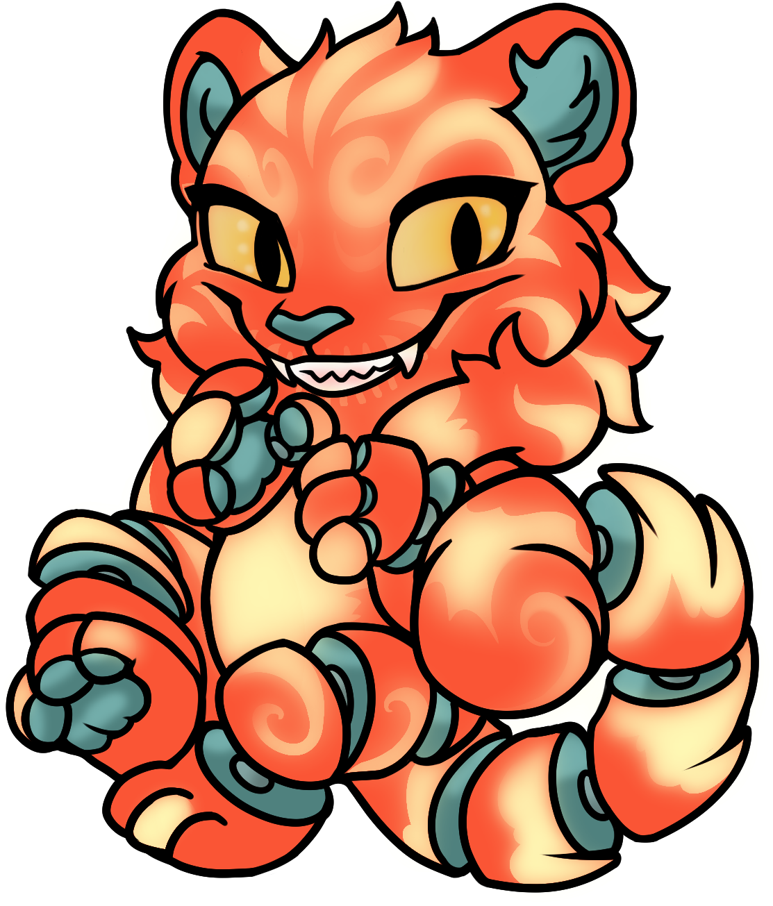 Flicker-chibi - Cartoon Clipart (1350x1350), Png Download