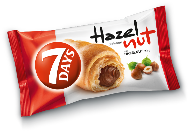 55g - 7 Days Croissant Cherry Clipart (815x580), Png Download