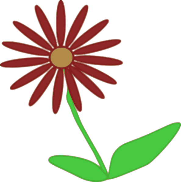 Flower Clipart - Png Download (594x599), Png Download