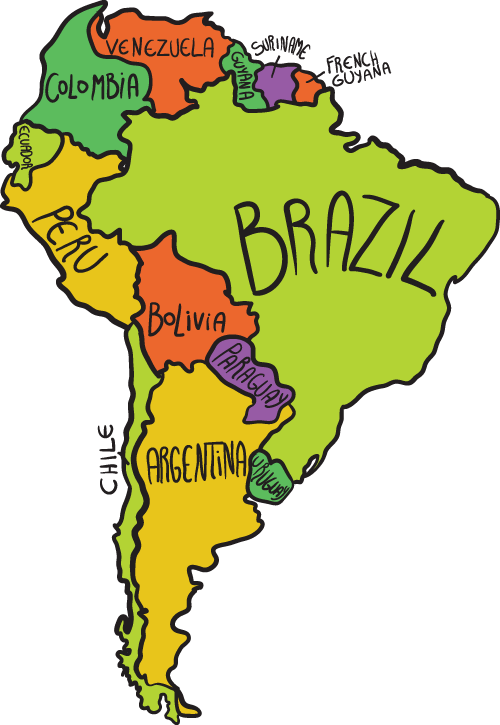 Travel South America Png Clipart (500x725), Png Download