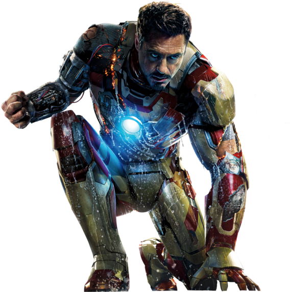 Tony Stark Iron Man 3 - Iron Man 3 Png Clipart (601x600), Png Download