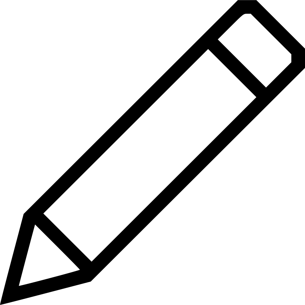 Pen Edit Write Pencil Writting Svg Png Icon Free Download - Pencil Tool In Paint Clipart (980x982), Png Download