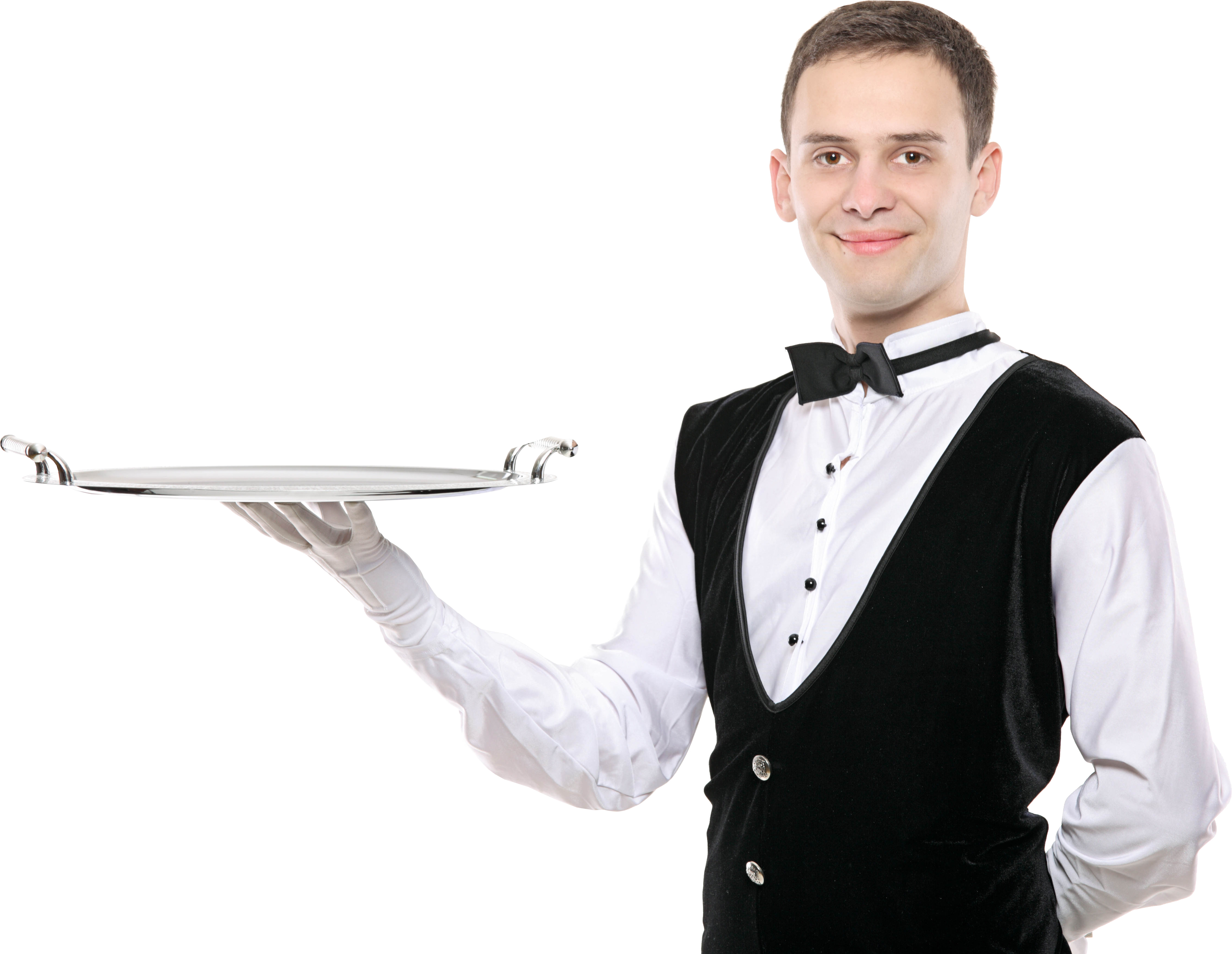 Waiter Clipart (4509x3537), Png Download