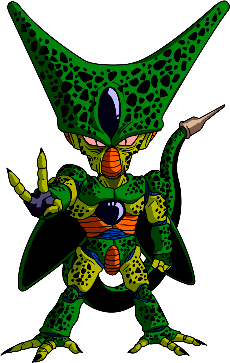 Pra Quem Está Procurando Chibi Do Dragon Ball Em Png - Dragon Ball Cell 1 Clipart (900x1422), Png Download