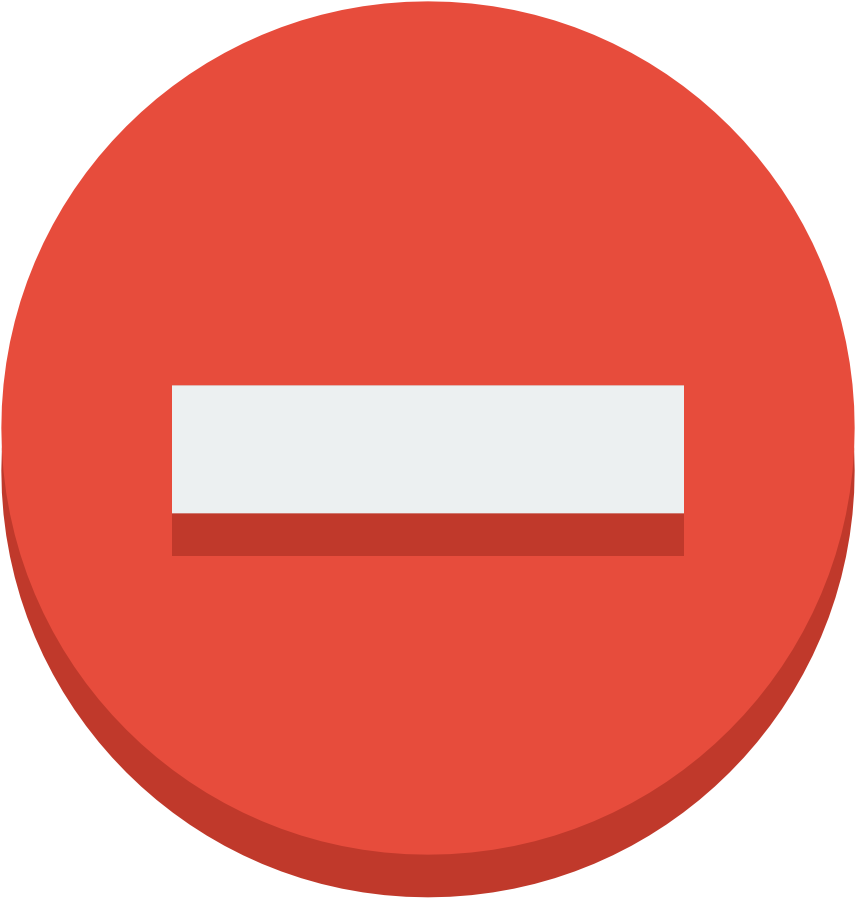 Download Svg Download Png - Delete Icon Flat Clipart (1024x1024), Png Download