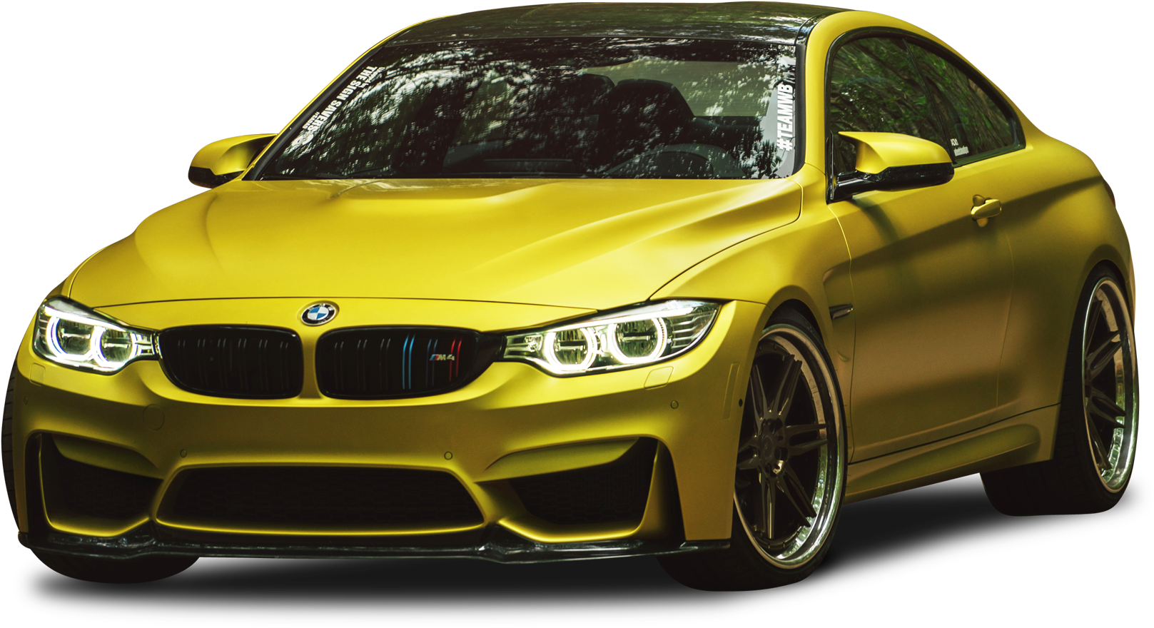 Gold Bmw M4 Gts Clipart (1750x992), Png Download