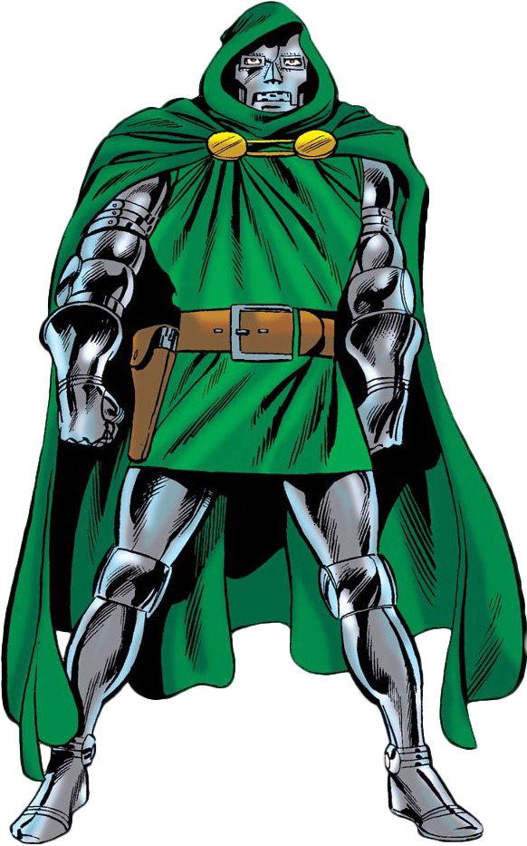 650kib, 625x960, Doom - Lex Luthor Dr Doom Clipart (625x960), Png Download