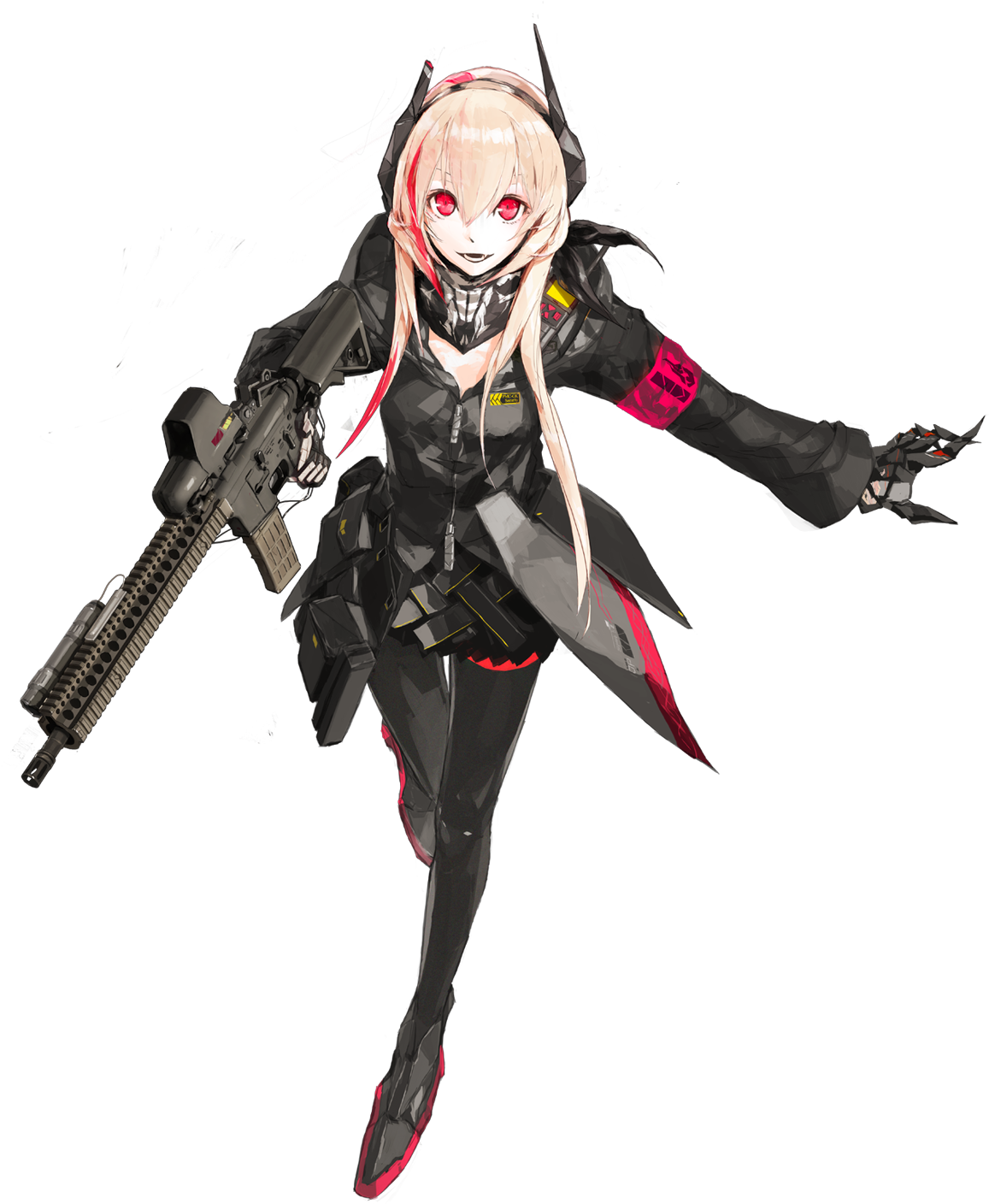 The M4 Sopmodii Is An M4a1 Carbine Combined With A - M4 Sopmod Ii Clipart (1191x1536), Png Download
