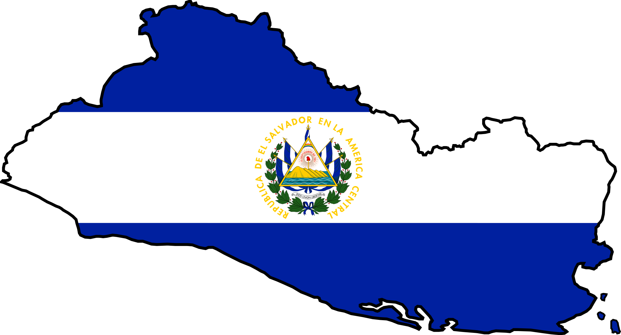 South America Clipart Salvador - Pais De El Salvador - Png Download (1600x865), Png Download