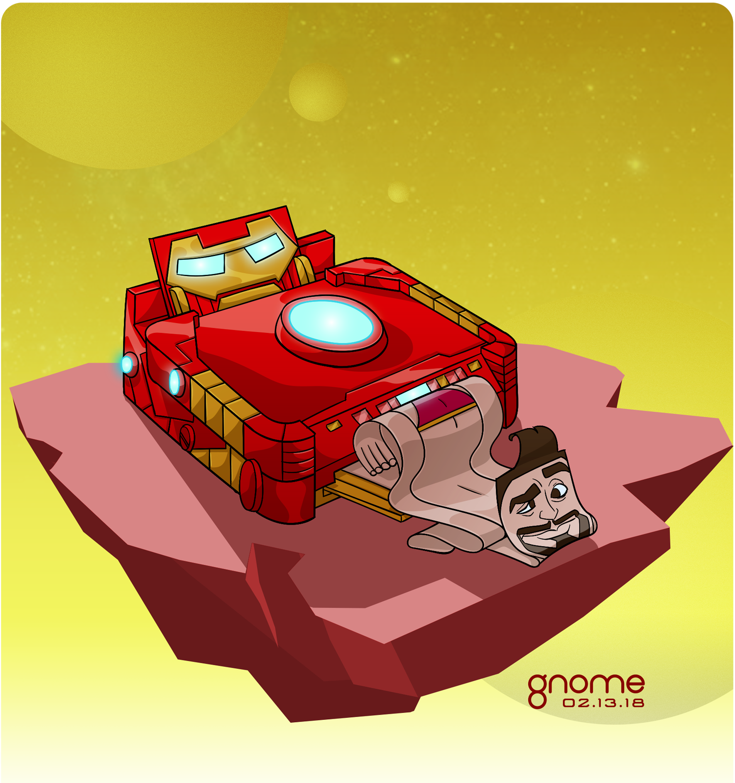 The Imprintable Iron Man - Illustration Clipart (1500x1597), Png Download
