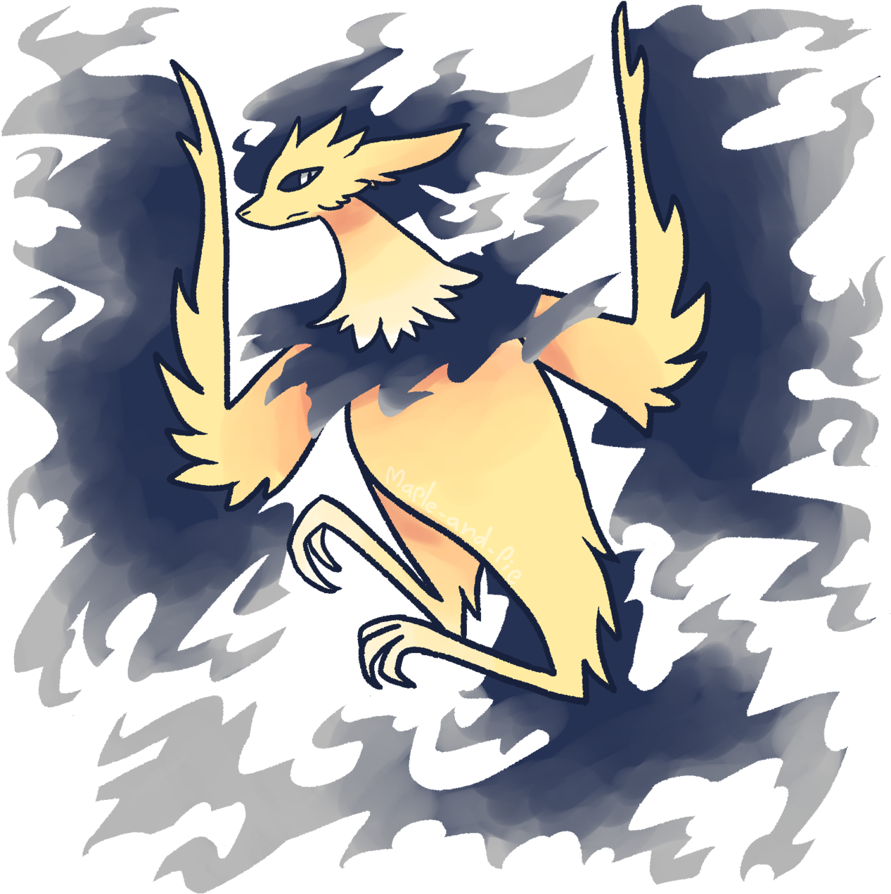 Maple And Pie - Illustration Clipart (1280x1279), Png Download