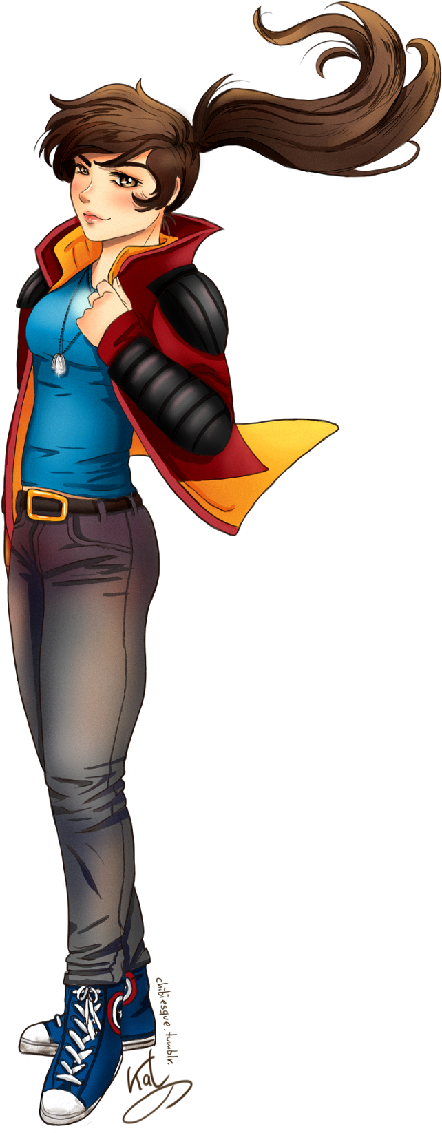 “natasha Stark Avac Style Or Tony Stark Rule 63 - Natasha Stark Tony Stark Clipart (1080x1741), Png Download