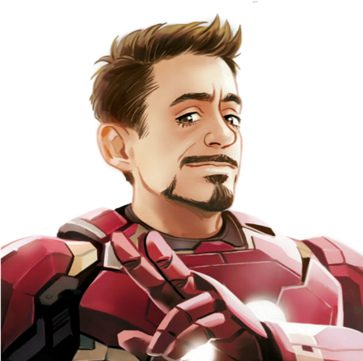 Cartoon Images Of Iron Man Clipart (1024x1024), Png Download