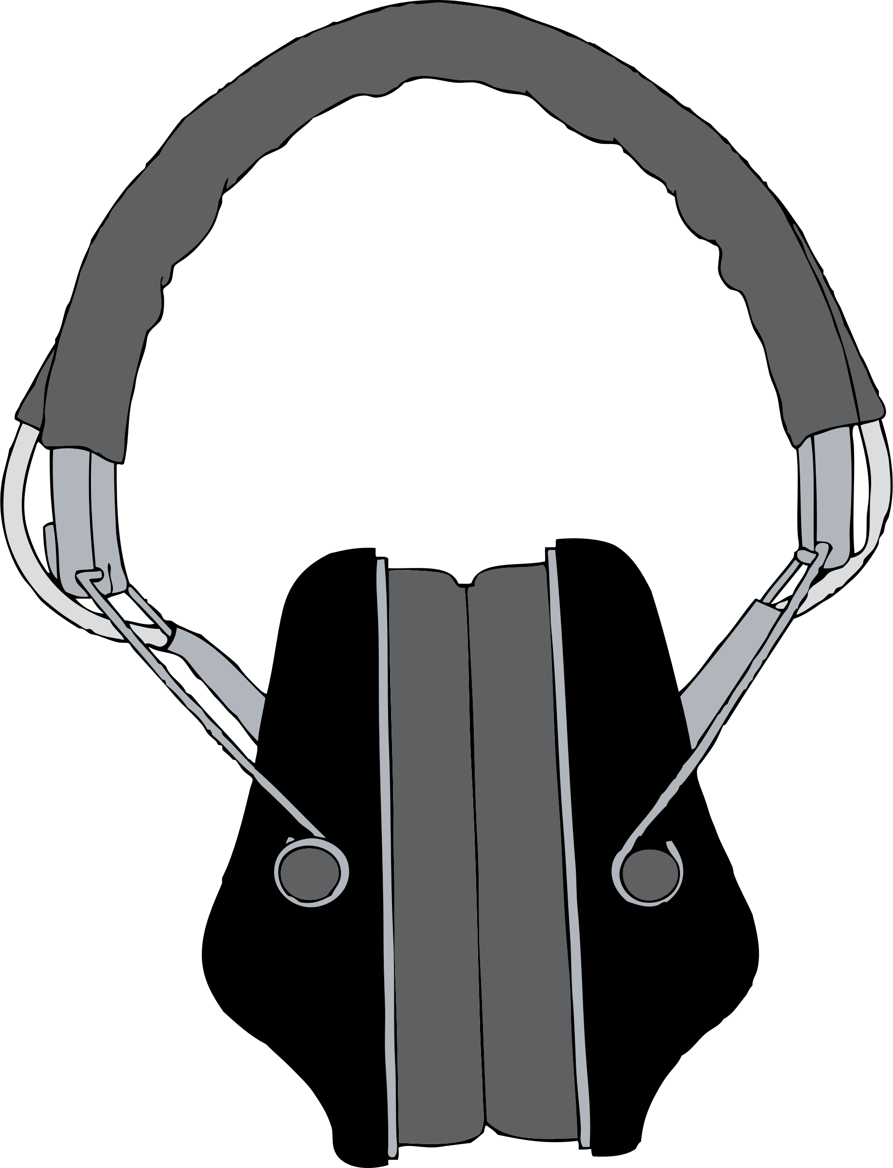 This Free Icons Png Design Of Headphones 2 Clipart (1836x2400), Png Download